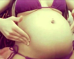 sexy pregnant vore in bikini
