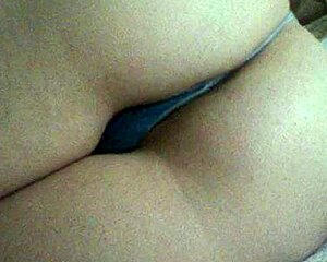 wife in thongs tribute with cumshot