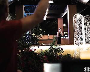 Paige Owens Teen Waitress Double Penetrated