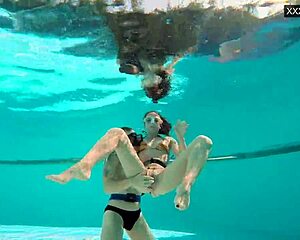 couple films eva sasalka underwater fucking