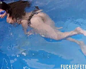 sexy mermaid helen star underwater pool naked romance