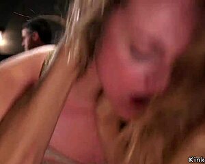 tied up tits trainee gets rough banged hard