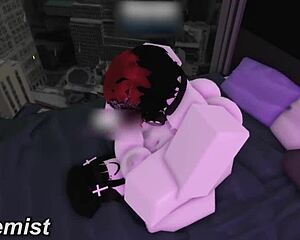 fucking a goth whore at new condo