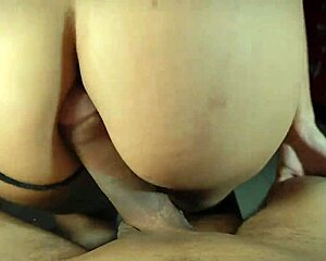 Part 2 talking to her husband while sucking her boss cock gives her ass for a promotion