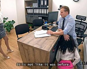 boss jumps on cock!