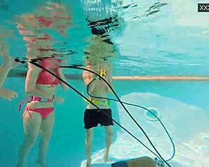 couple films eva sasalka underwater fucking
