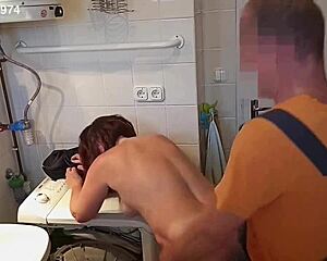 Sexy mature wife gets fucked by washing machine repairman