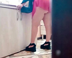 My indian stepmother with a hijab gets careless in the kitchen and lets me fuck her without the cuckolds permission