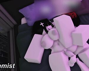fucking a goth whore at new condo