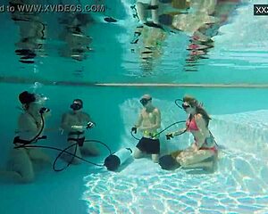 couple films eva sasalka underwater fucking