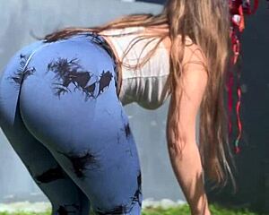 A deliciosa rotina da sua vizinha gostosa with that big ass