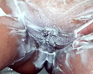 Shaving my fat pussy smooth