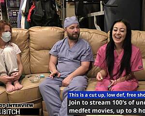 Nurse blaire celeste gets mouth blasted with huge cum