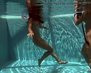Underwater lesbos serbian and russian in shower