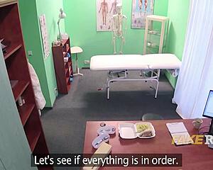 big tits blonde gives blowjob then desk sex