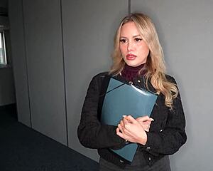 a married french realtor cheats on husband and gets pounded anal dp to close sale