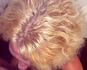 granny blonde takes huge bbc pounding