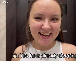 i fuck my friends slutty wife in bathroom while he sleeps