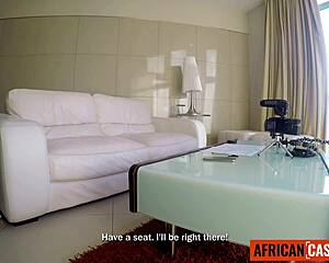 Married woman tries new experiences at home