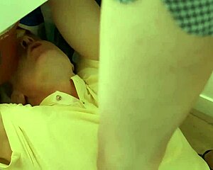Spoiled step daughter gets fucked by plumber for facial