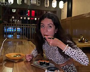 i suck dick in the toilet of a sushi bar and eat rolls