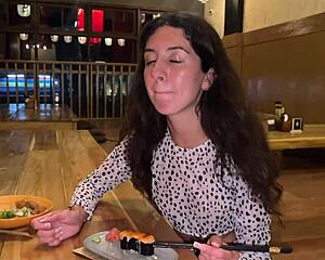 i suck dick in the toilet of a sushi bar and eat rolls