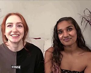 Desperate amateurs hot sexy college babes getting their tight pussies pounded hard by big hard cock