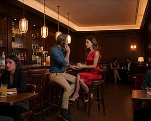 stranger at swinger bar stole my hotwife for creampie