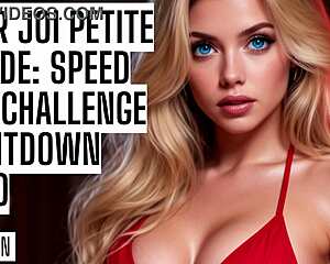 Asmr joi petite 18+ blonde speed cum challenge countdown audio porn hfo
