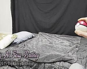 southern belle britney plays eevee for pokemon day
