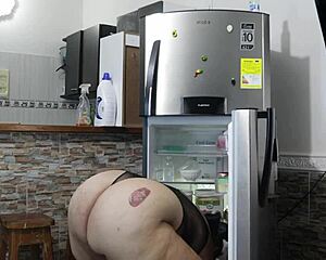 Sexo En La Cocina Con Mi Madrastra In Rough Kitchen Fuck