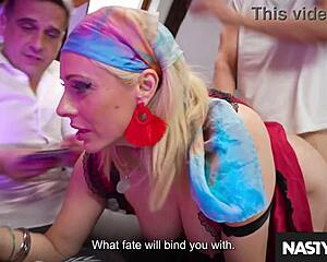 nasty club scene with busty milf britanny bardot in cuckold sex