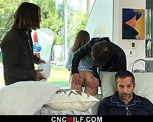 Slutty Milf Gets Stuffed By Three Hard Cocks For Thanksgiving