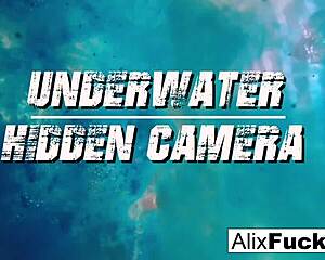underwater hidden camera lesbian fun with alix jenna